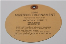 Nicklaus & Player Signed 1986 Masters Monday Ticket #03302 JSA ALOA