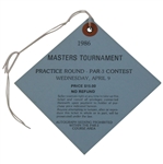 Jack Nicklaus Signed 1986 Masters Par 3 Contest Ticket #10414 JSA ALOA