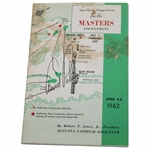 Arnold Palmer Signed 1962 Masters Spectator Guide & Photo of Palmer JSA #AL81897