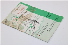 Arnold Palmer Signed 1962 Masters Spectator Guide & Photo of Palmer JSA #AL81897