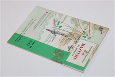 Arnold Palmer Signed 1962 Masters Spectator Guide & Photo of Palmer JSA #AL81897