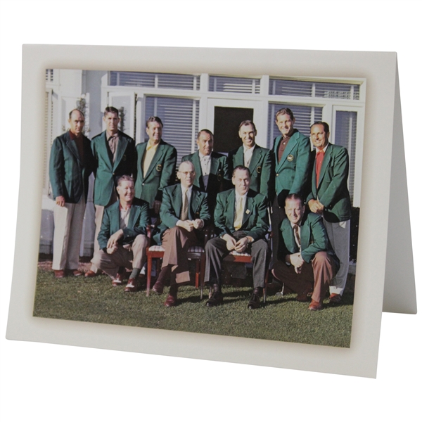 2001 Masters Champions Club Dinner Menu as Chosen by 2000 Winner Vijay Singh