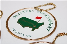Three (3) Masters Tournament Undated Metal Bag Tags