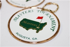 Three (3) Masters Tournament Undated Metal Bag Tags