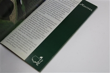 Two (2) 1997 Masters Tournament Yardage Guides - Tiger Woods' 1st Masters Win