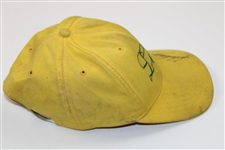 John Daly & Other Signed Masters Litter Employee Hat JSA ALOA 