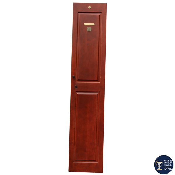 Charlie Siffords Original World Golf Hall of Fame Cherry Wood Locker Door #103