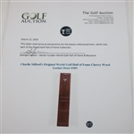 Charlie Sifford's Original World Golf Hall of Fame Cherry Wood Locker Door #103