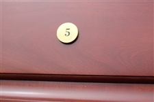 Bobby Jones' Original World Golf Hall of Fame Cherry Wood Locker Door #5