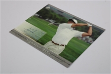 Tiger Woods Signed 2005 Upper Deck Signature Shots Photo/Card JSA ALOA