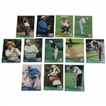 Tom Watson Signed Card w/Eleven 1991 PGA Tour Pro Set Cards JSA ALOA