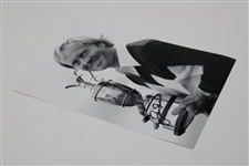 Jack Nicklaus Signed 1978 Open St. Andrews 8x12 Black & White Photo JSA ALOA