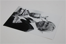 Jack Nicklaus Signed 1978 Open St. Andrews 8x12 Black & White Photo JSA ALOA