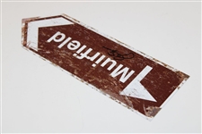 Jack Nicklaus Signed The Muirfield Open Replica Mini-Road Sign JSA ALOA