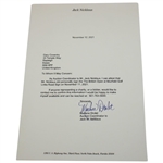 Jack Nicklaus Signed The Muirfield Open Replica Mini-Road Sign JSA ALOA