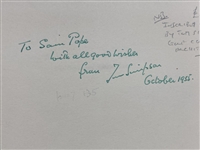 Tom Simpson Signed And Inscribed 1955 A History Of Golf By Browing
