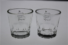 Pair Of Vintage Augusta National Golf Club Members Shot Glasses