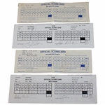 Azinger, Faldo & Six Others Signed 1993 & 1999 MCI Heritage Classic Used Scorecards