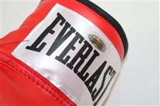Roy Jones Jr Signed Red Left-Hand Everlast Boxing Glove with COA
