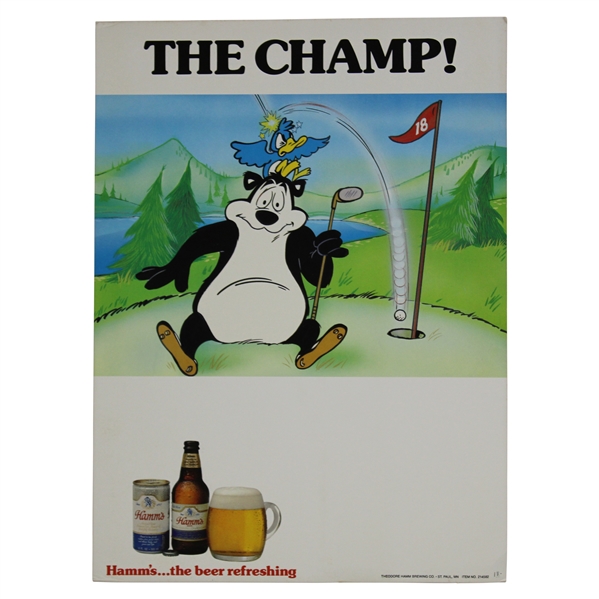 Hamms Beer Countertop Ad