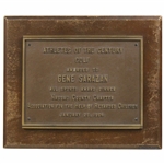 Gene Sarazens Personal 1964 Athletes Of The Century Award