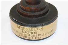 Gene Sarazen's Personal 1979 Italian American Sports Hall Of Fame Trophy