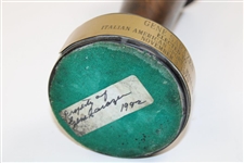 Gene Sarazen's Personal 1979 Italian American Sports Hall Of Fame Trophy