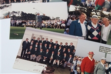 Twenty-One (21) Gene Sarazen at The Masters Kodak Original Photos - Tee Shots & Champs Dinner - Sarazen Collection