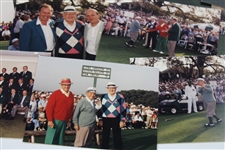 Twenty-One (21) Gene Sarazen at The Masters Kodak Original Photos - Tee Shots & Champs Dinner - Sarazen Collection