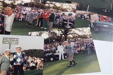 Twenty-One (21) Gene Sarazen at The Masters Kodak Original Photos - Tee Shots & Champs Dinner - Sarazen Collection