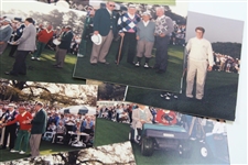 Twenty-One (21) Gene Sarazen at The Masters Kodak Original Photos - Tee Shots & Champs Dinner - Sarazen Collection