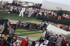 Twenty-One (21) Gene Sarazen at The Masters Kodak Original Photos - Tee Shots & Champs Dinner - Sarazen Collection