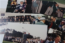 Twenty-One (21) Gene Sarazen at The Masters Kodak Original Photos - Tee Shots & Champs Dinner - Sarazen Collection
