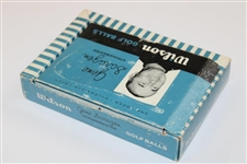 Gene Sarazen Wilson Strokemaster Dozen Golf Ball in Box w/Sarazen Flag - Sarazen Collection