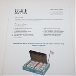 Gene Sarazen Wilson Strokemaster Dozen Golf Ball in Box w/Sarazen Flag - Sarazen Collection