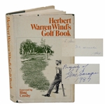 Gene Sarazens Personal Herbert Warren Wind Golf Book Signed to & by Gene JSA ALOA