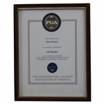 Gene Sarazens Personal 1995 PGA Life Member Award
