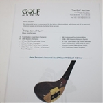 Gene Sarazen's Personal Used Wilson W/S Staff 1 Driver 