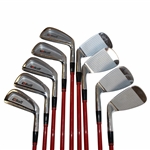 Gene Sarazens Personal GENE SARAZEN Wilson W/S Staff Progressive Firesticks Iron set 2i-P