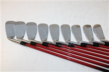 Gene Sarazen's Personal 'GENE SARAZEN' Wilson W/S Staff Progressive Firesticks Iron set 2i-P