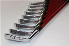 Gene Sarazen's Personal 'GENE SARAZEN' Wilson W/S Staff Progressive Firesticks Iron set 2i-P