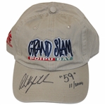 Phil Mickelson Signed Grand Slam Hat with 59 11/2004 JSA ALOA