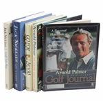 Five (5) Arnold Palmer & Jack Nicklaus Golf Books