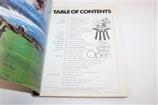 1972 US Open At Pebble Beach Program - Jack Nicklaus Win