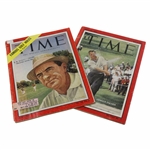 Sam Snead & Arnold Palmer Golf Themed Time Magazines Covers -  6/21/54 & 5/2/60