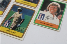 Watson (x2), Floyd, Peete, Crenshaw, Newton & Archer Signed PGA Tour Golf Cards JSA ALOA