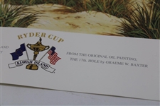 1991 Ryder Cup at Kiawah Island Print Signed by Artist Graeme Baxter