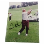Arnold Palmer Signed Post Swing Photo JSA ALOA
