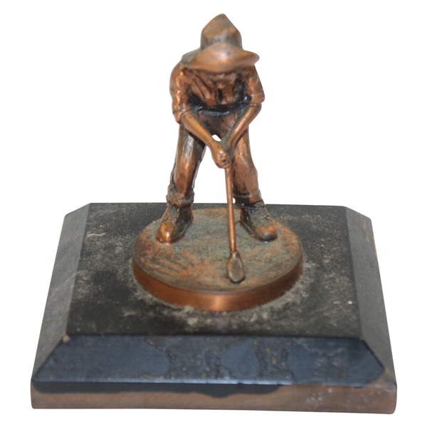 Mike Donalds 1978 Intercollegiate Tournament Pinehurst Putter Boy 3rd Place Trophy