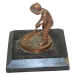 Mike Donald's 1978 Intercollegiate Tournament Pinehurst Putter Boy 3rd Place Trophy